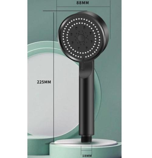 5 kademeli duş başlığı