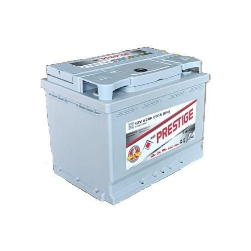 Prestige 12V 62Ah 600A Standart Akü (3 Yıl Petlas Garanti) (Üretim Tarihi:2025)