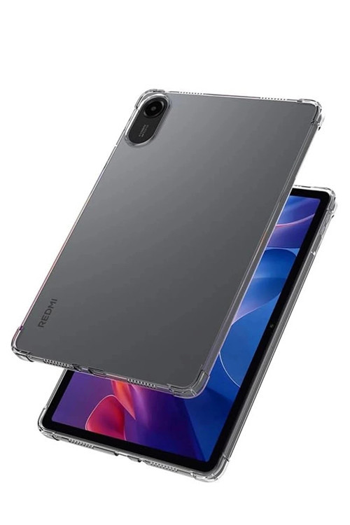 Xiaomi Redmi Pad 2 Kılıf Anti Shock Tablet Silikon - Şeffaf-(5796)