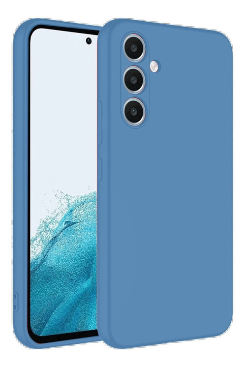 Samsung Galaxy A16 5G Kılıf First Silikon - Mavi-(5796)