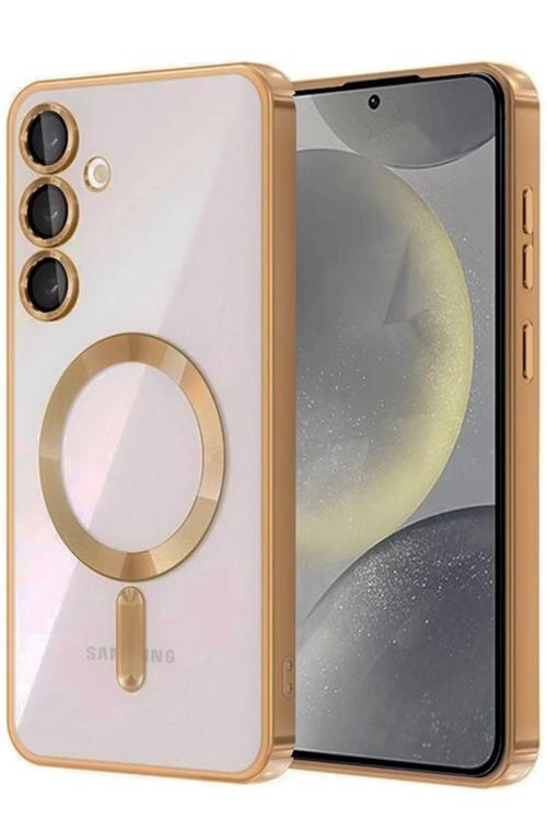 Samsung Galaxy A15 4G Kross Magneticsafe Kapak - Çöl Titanyum-(5796)