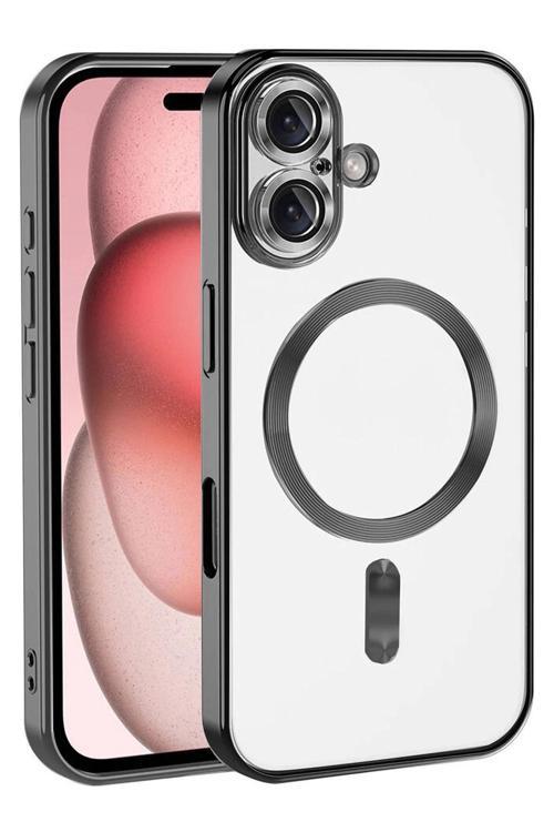 Apple iPhone 17 Kross Magneticsafe Kapak - Siyah-(5796)