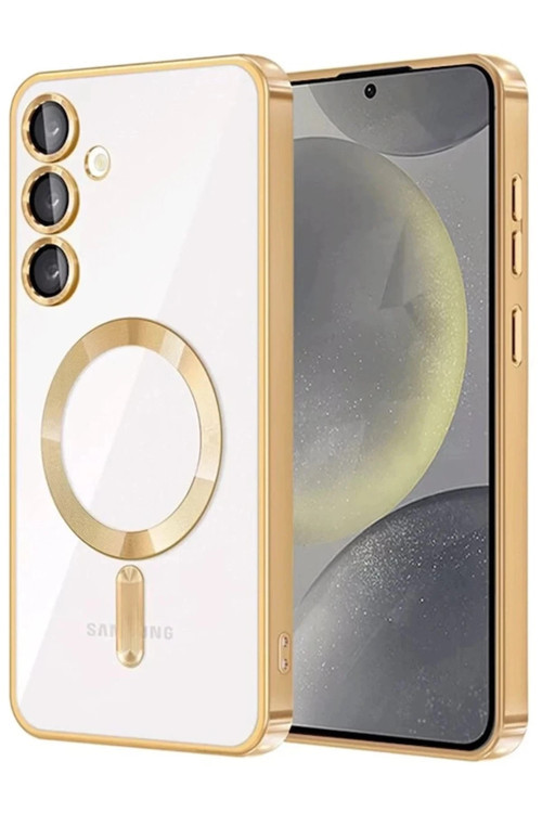 Samsung Galaxy A56 Kross Magneticsafe Kapak - Gold-(5796)