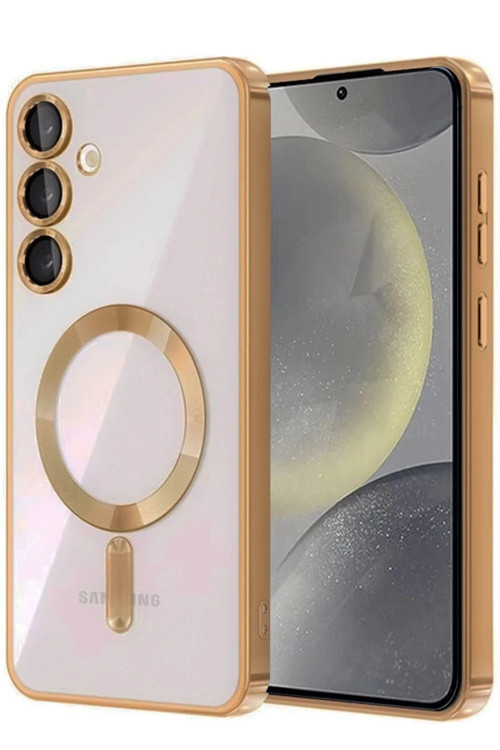 Samsung Galaxy A35 5G Kross Magneticsafe Kapak - Çöl Titanyum-(5796)