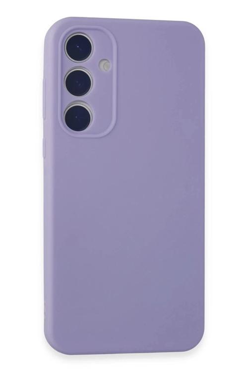 Samsung Galaxy A55 5G Kılıf First Silikon - Lila-(5796)