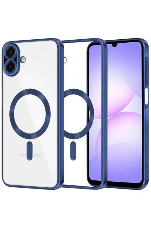 Samsung Galaxy A07 Kross Magneticsafe Kapak - Lacivert-(5796)