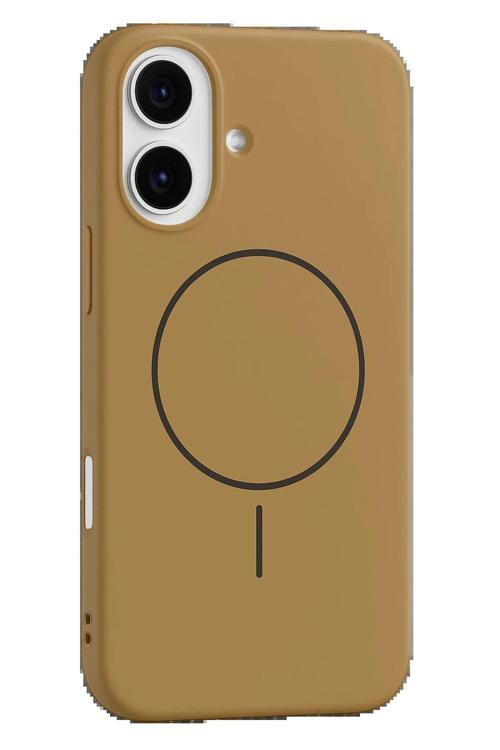 Apple iPhone 17 Jully Magsafe Kapak - Çöl Titanyum-(5796)