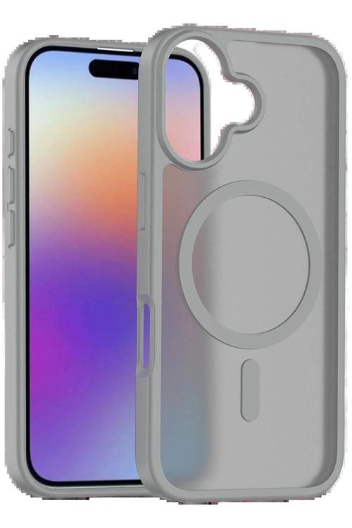 Apple iPhone 17 Jota Magsafe Kapak - Titan Gri-(5796)