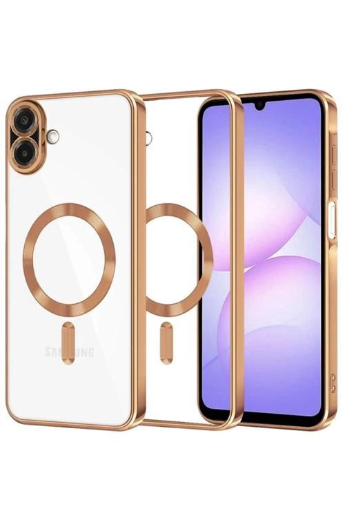 Samsung Galaxy A07 Kross Magneticsafe Kapak - Çöl Titanyum-(5796)