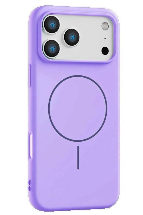 Apple iPhone 17 Pro Jully Magsafe Kapak - Lila-(5796)
