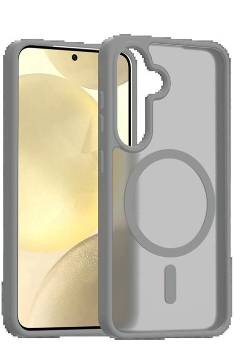 Samsung Galaxy A56 Jota Magsafe Kapak - Titan Gri-(5796)
