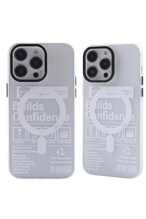 iPhone 13 Pro Kılıf Apollo Magneticsafe Desenli Kapak - Apollo Şeffaf - 4-(5796)