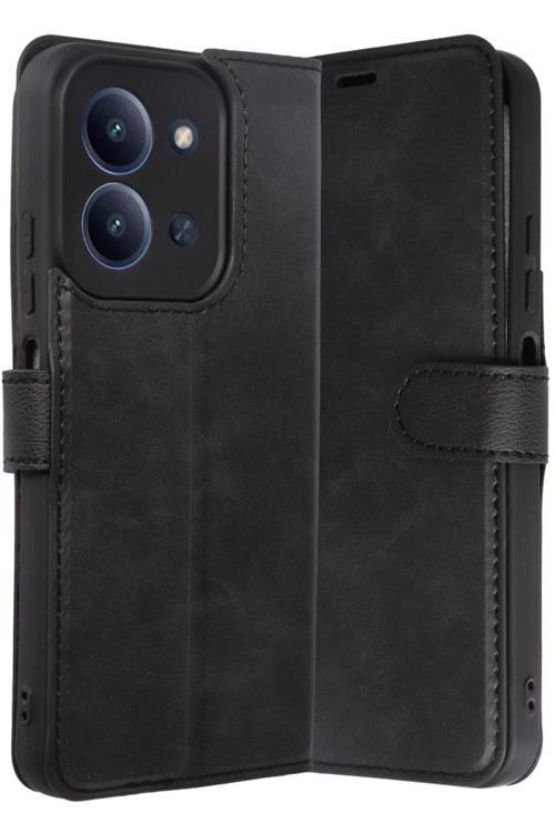 Xiaomi Redmi 15C 4G Trend S Plus Kapaklı Kılıf - Siyah-(5796)