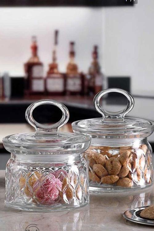 6 Lı Leafy Kavanoz Takımı 950117 380 cc