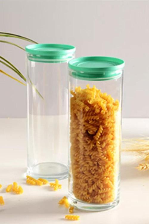 43756 Breakfast Club Yeşil Kapaklı Kavanoz 2 li 1230 cc