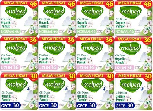 Pure&Soft Hijyenik Ped Avantaj PK Normal 184 + Uzun 144 + Gece 120 Toplam : 448 Adet