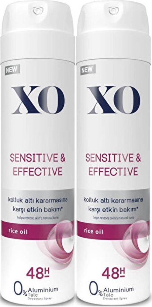 Deodorant 150ML Women-Kadın Sensitive & Effective (2 Li Set)
