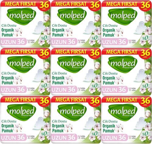 Pure&Soft Hijyenik Ped Uzun 324 (9PK*36) Adet Mega Pk