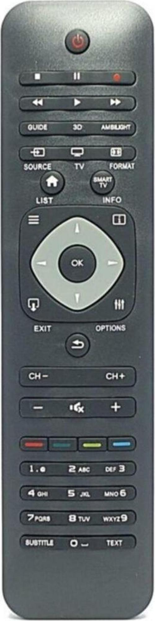 Philips Smart Led Tv 47 Pfl 6877 K/12 Uyumlu Tv Televizyon Kumandası 1128