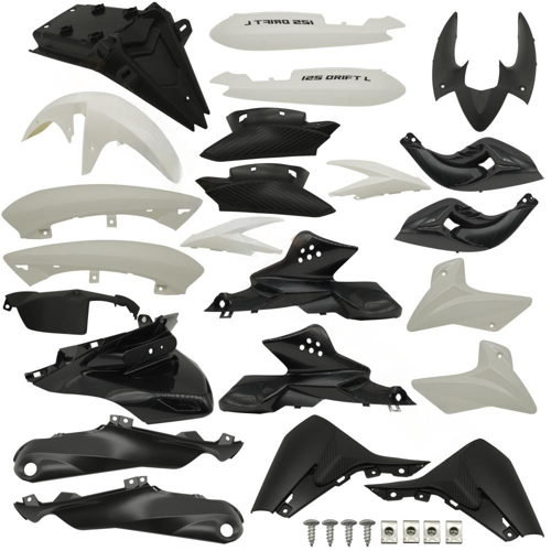 MONDIAL DRIFT L 125 BEYAZ YENİ MODEL KAPORTA SETİ MONERO