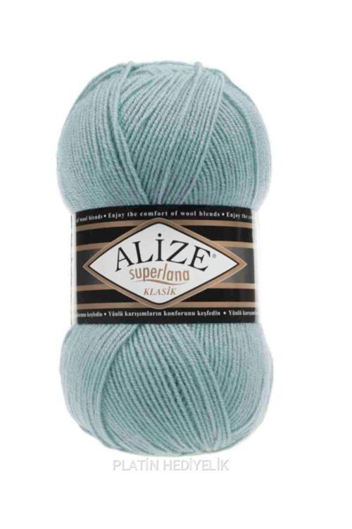 ( 5 Adet ) Superlana Klasik 463 Mint El Örü Iplikleri Yelek Hırka Ipi Atkı Kazak Ipliği