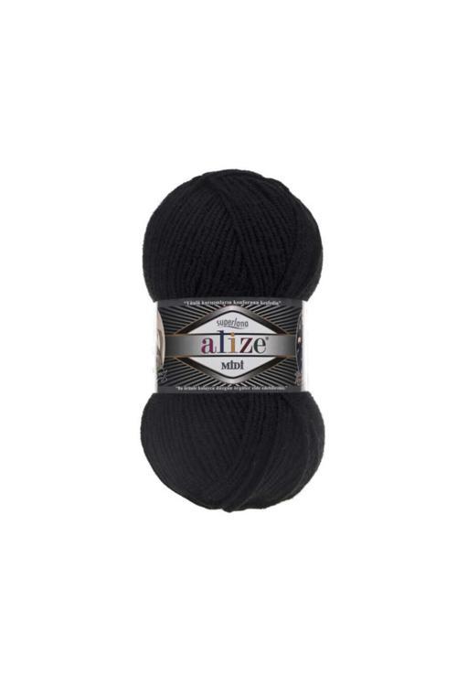Superlana Mıdı 60 ( 5 Adet X 100 Gr.) El Örgü Ipi