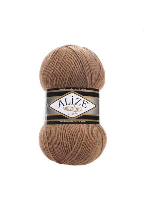 ( 5 Adet ) Superlana Klasik 466 Bej El Örgü Iplikleri Yelek Hırka Ipi Atkı Kazak Ipliği
