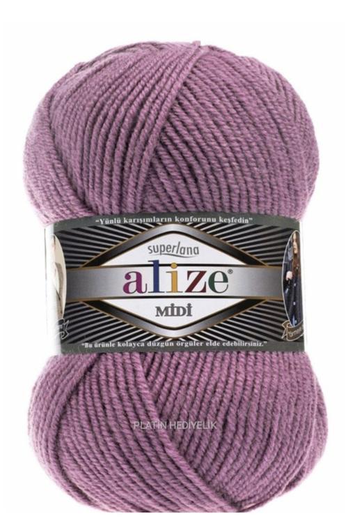 ( 5 Adet ) Superlana Midi 28 El Örgü Iplikleri Yelek Hırka Ipi Atkı Kazak Ipliği