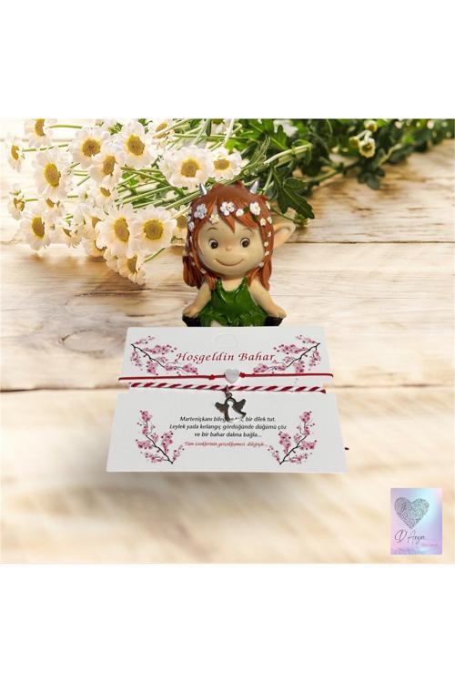 Dd81 Marteniçka Martenista Dilek Bilekliği Halhal Kırmızı Bileklik