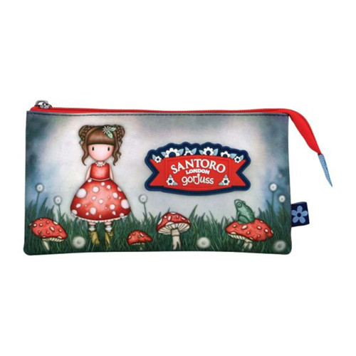 Little Mushroom 3 Bölmeli Kalem Çantası 1280GJ07