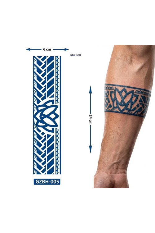 Kol Ve Ayak İçin Şerit 28X6 Cm Gzbh-005 Yarı Kalıcı Geçici Dövme