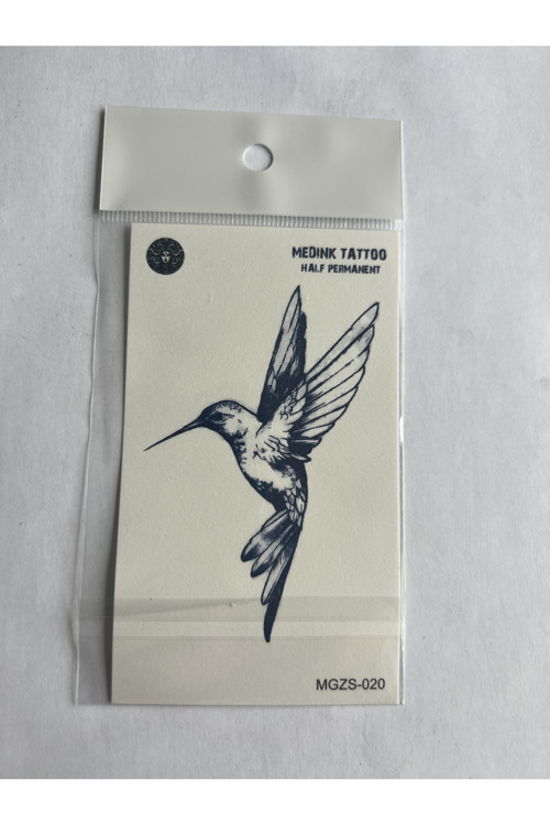 Arı Kuşu 11X8 Cm Yarı Kalıcı Geçici Dövme Yapıştırma Dövme