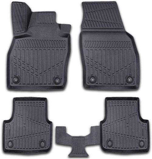 Volkswagen Polo 2018-2025 için Havuzlu Paspas, Yüksek Kenarlı, Esnek, Araca Özel, Kokusuz, Oto Paspas