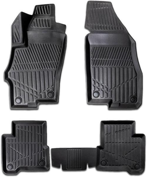 Fiat Linea 2007-2017 için Havuzlu Paspas, Yüksek Kenarlı, Esnek, Araca Özel, Kokusuz, Oto Paspas