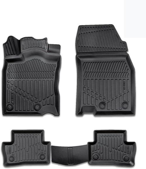 Renault Kadjar 2015-2021 için Havuzlu Paspas, Yüksek Kenarlı, Esnek, Araca Özel, Kokusuz, Oto Paspas