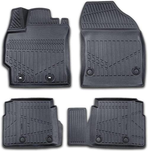 Toyota Auris 2013-2020 için Havuzlu Paspas, Yüksek Kenarlı, Esnek, Araca Özel, Kokusuz, Oto Paspas