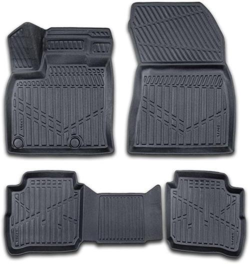 Nissan Qashqai E-Power 2022-2025 için Havuzlu Oto Paspas, Yüksek Kenarlı, Esnek, Araca Özel, Kokusuz