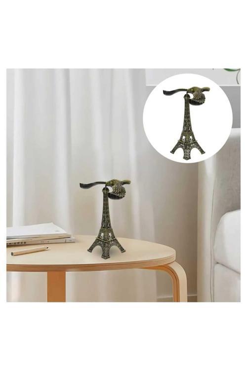 Dekoratif Eyfel Kulesi Denge Kartalı Heykeli Eski Mimari Alaşım Metal Süs