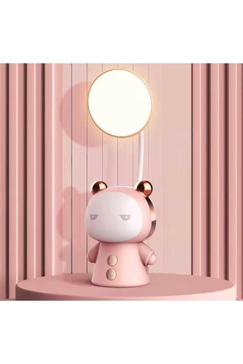 Masa Lambası, Yumuşak Aydınlatma, Yatak Odası İçin Usb Şarj Edilebilir Sevimli Gece Lambası