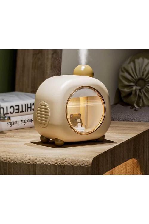 Sevimli Ayı Şarj Edilebilir Nemlendirici Buhardanlık