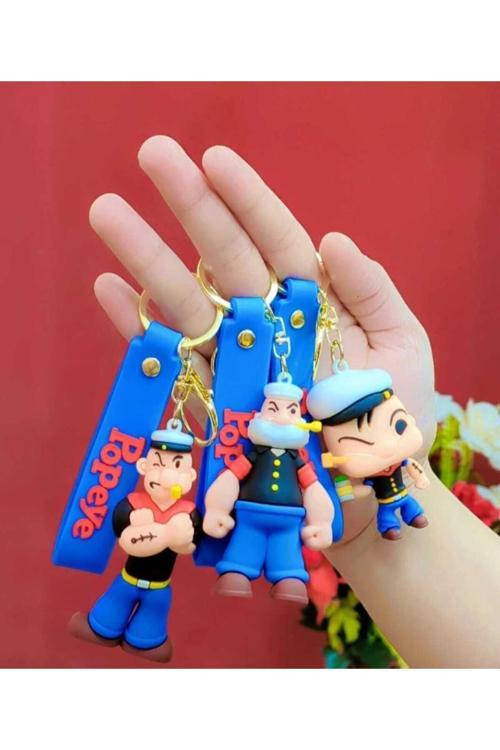 Çizgi Film Karakterli 3D Anahtarlık & Çanta Aksesuarı