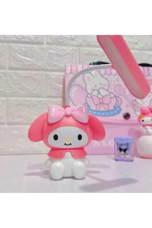 Sevimli Şarjlı Esnek Oynar Başlıklı Masa & Gece Lambası Kalem Traşlı