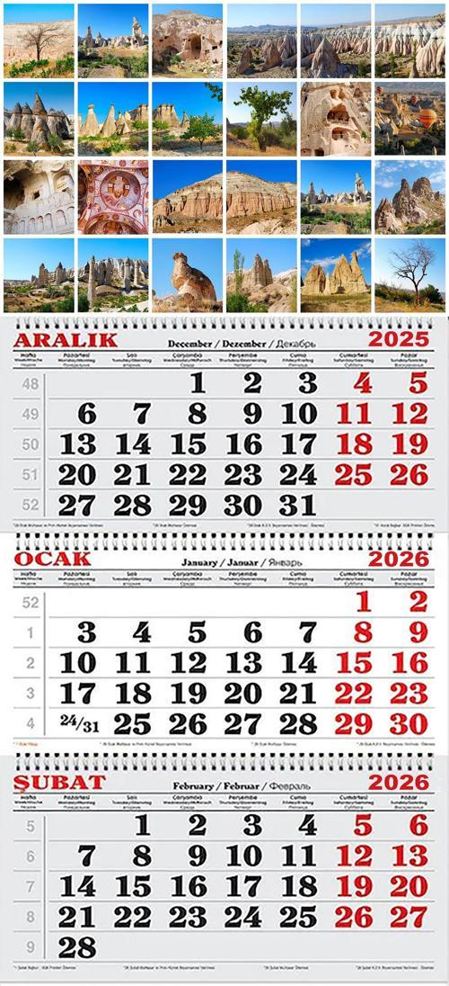 2026 Yılı Gemici Takvimi-Kapadokyadan Kareler