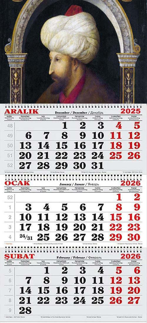 2026 Yılı Gemici Takvimi-Fatih Sultan Mehmet