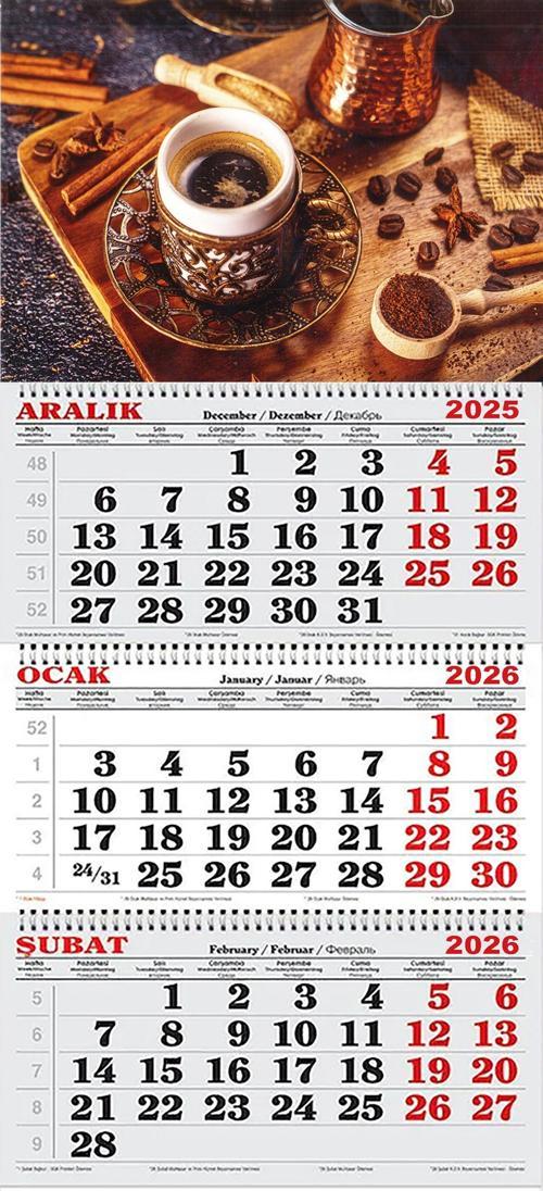 2026 Yılı Gemici Takvimi-Türk Kahvesi