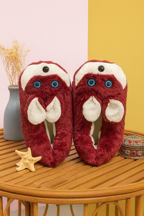 HAMSTER Peluş Unisex Hayvanlı Panduf Ev Ayakkabısı Pufidik