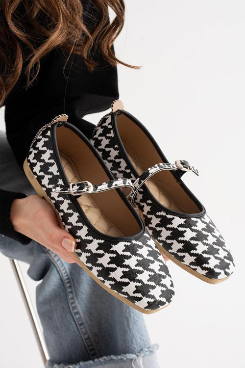 AL-142 Tokalı Babet Günlük Kadın Ayakkabı Ev Babeti