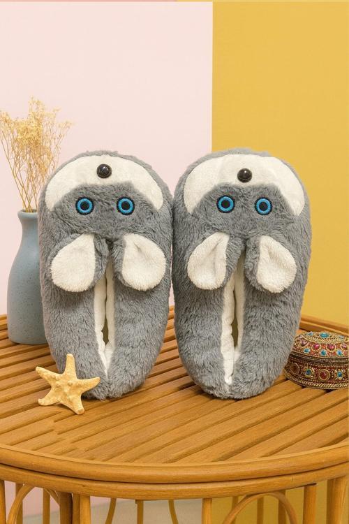 HAMSTER Peluş Unisex Hayvanlı Panduf Ev Ayakkabısı Pufidik