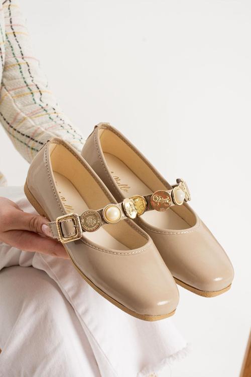 STL-110 Turalı Babet Günlük Kadın Ayakkabı Ev Babeti