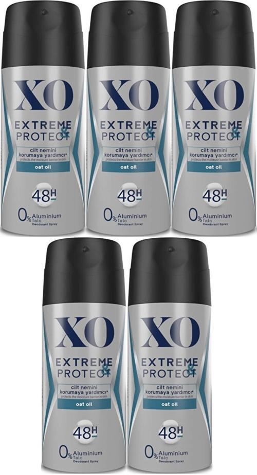Deodorant 150ML Men-Erkek Extreme & Protect (5 Li Set)